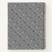 Carnet spiral à pointes noires (Dos)