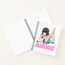 Carnet Spiral À Thème Anime