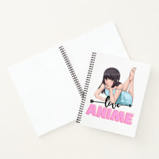 Carnet Spiral À Thème Anime