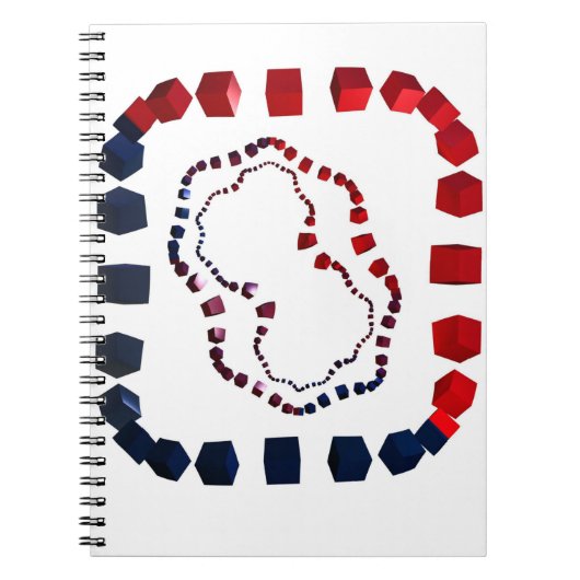Carnet spiral à trois voies (Devant)