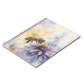 Carnet spiral abeilles et marais (Côté gauche)