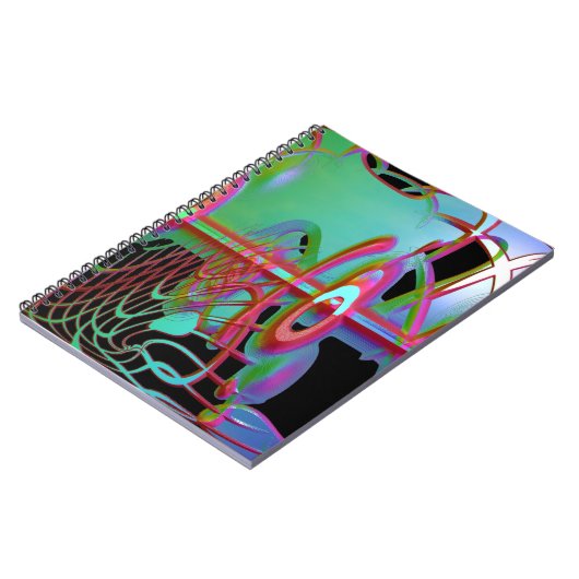 Carnet spiral Abstrait (Côté gauche)