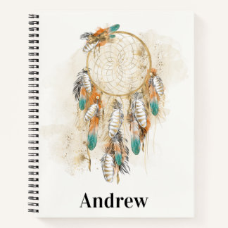 Carnet Spiral Amérindien
