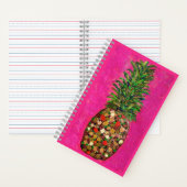 Carnet spiral ananas (couverture rigide) (À l'intérieur)