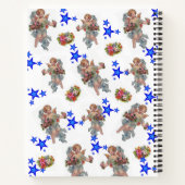 Carnet spiral Angel Blue Star (Dos)