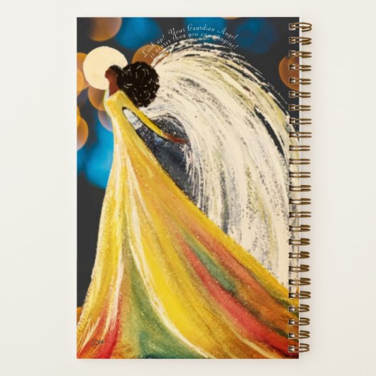 Carnet spiral Angel clair de lune (5,5 x 8,5) (Verso)