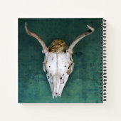 Carnet spiral Antelope Design crâne (Dos)