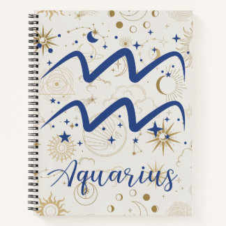 Carnet spiral Aquarius