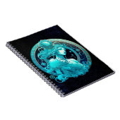 Carnet spiral Aquarius Zodiac (Côté Droit)