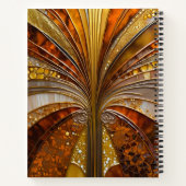 Carnet spiral Art Déco coloré (Dos)