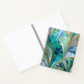 Carnet spiral Art Déco coloré (Intérieur)