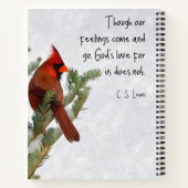 Carnet Spiral avec C.S. Lewis Citation (Dos)