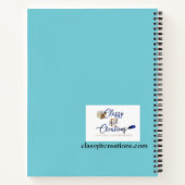 Carnet Spiral avec caractère marron pour les fille (Dos)