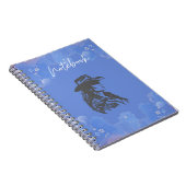 Carnet spiral avec conception de la cowgirl (Côté Droit)