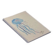 Carnet spiral avec couvercle de méduse (Côté Droit)