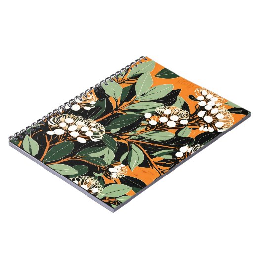 Carnet spiral avec couverture art numérique origin (Côté gauche)