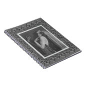 Carnet spiral avec danseuse Vintage (Côté Droit)