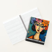 Carnet Spiral avec design d'art émancipation expre (Intérieur)