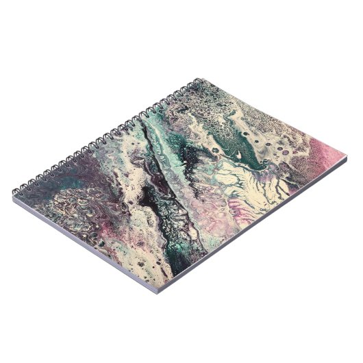 Carnet spiral avec Johnson Abstrait Artwork (Côté gauche)