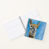 Carnet spiral avec Llama (Intérieur)