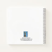 Carnet spiral avec Llama (Dos)