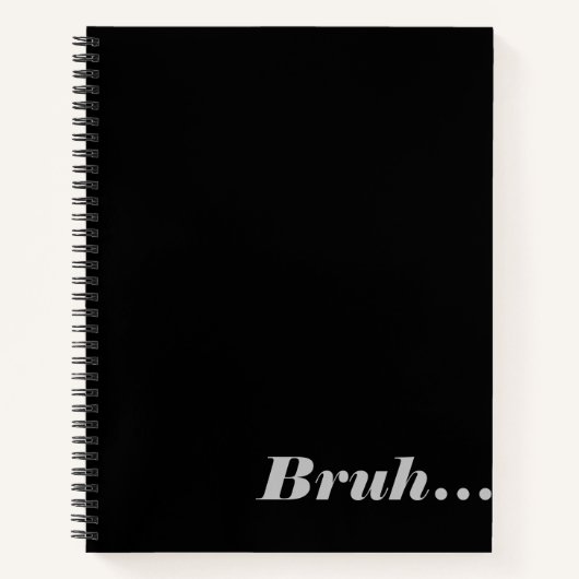 Carnet spiral avec mots (Devant)