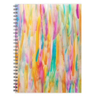 Carnet spiral avec peintures originales