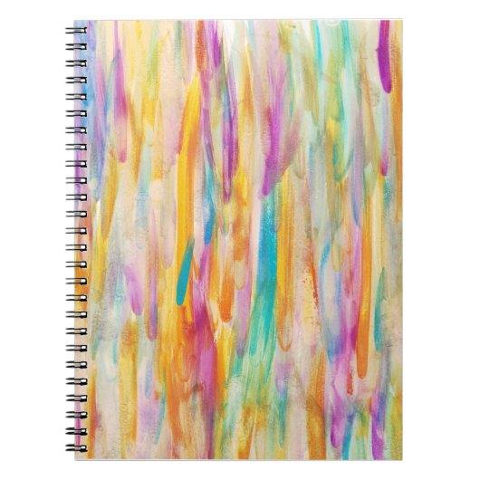 Carnet spiral avec peintures originales (Devant)