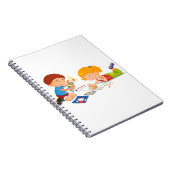 Carnet spiral avec photos en noir et blanc (Côté Droit)