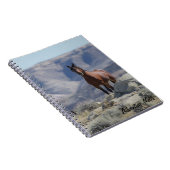 Carnet spiral avec Stallion sauvage (Côté Droit)