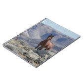 Carnet spiral avec Stallion sauvage (Côté gauche)