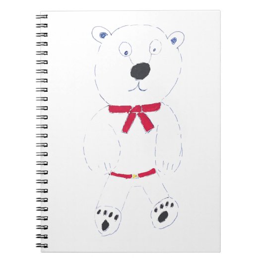Carnet spiral Barry Bear (Devant)