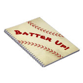 Carnet Spiral Batter Up Baseball (Côté Droit)