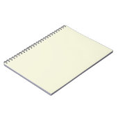 Carnet spiral beige (Côté gauche)