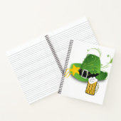 Carnet Spiral Bière Shamrock St. Patrick (Intérieur)