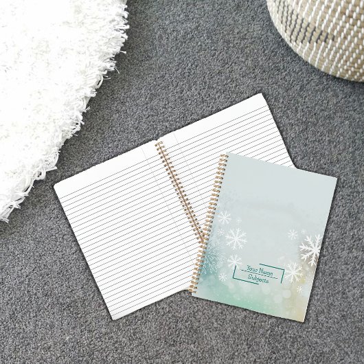 Carnet Spiral blanc personnalisé