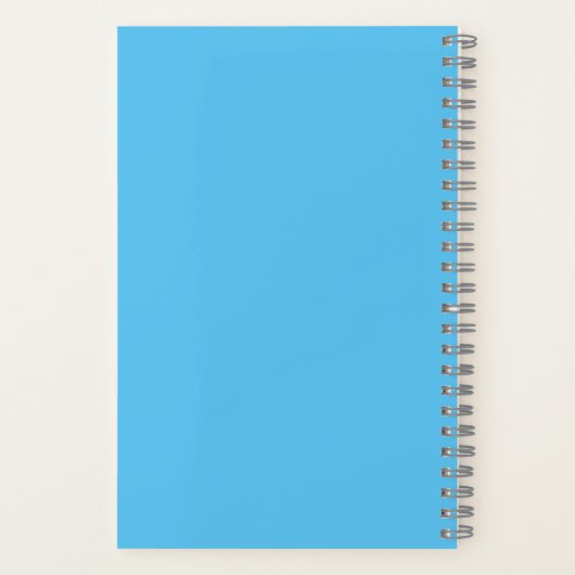 Carnet Spiral Bleu & Blanc (Verso)