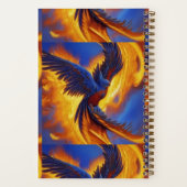 Carnet Spiral Bleu Phoenix, Carnet coloré (Verso)
