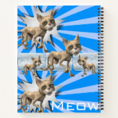 Carnet spiral Blue Cats Meow (Dos)