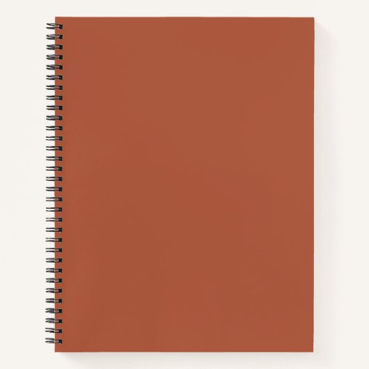 Carnet spiral Brown couleur Crayon (Devant)