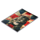 Carnet Spiral Bulldog Design (Côté gauche)