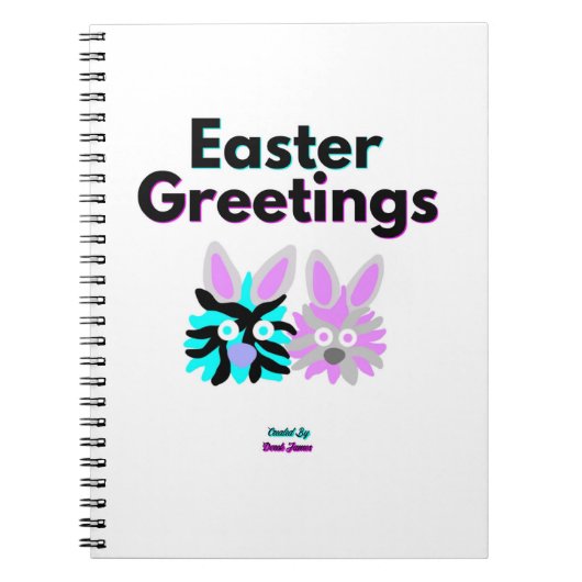 Carnet Spiral Bunny Fuzzies (Devant)