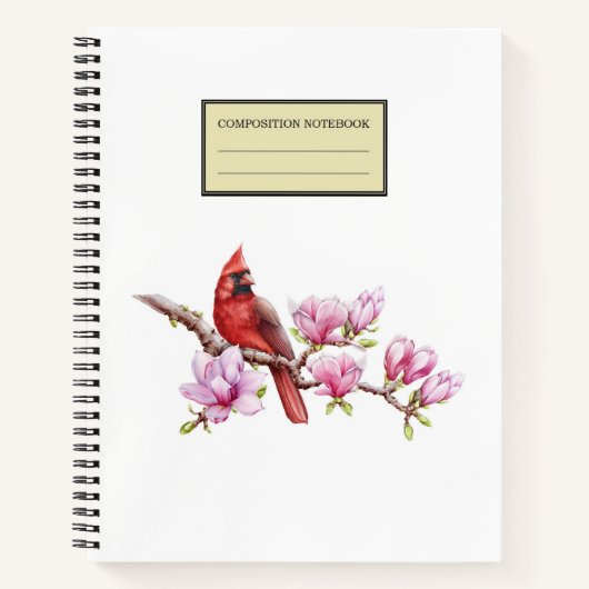Carnet spiral cardinal (Devant)