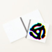 carnet Spiral Carré de carte de disque 45 tr/min (Intérieur)