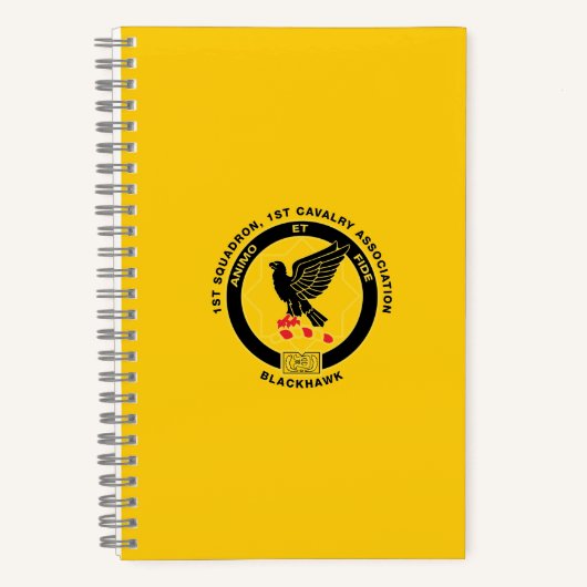 Carnet Spiral Cavalerie - Cav Gold (Recto)