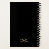 Carnet Spiral Cavalerie - Noir Classique (Verso)