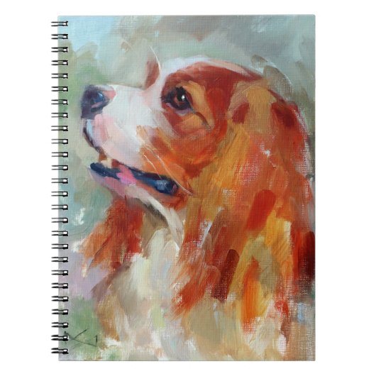 Carnet Spiral Cavalier King Charles Spaniel (Devant)