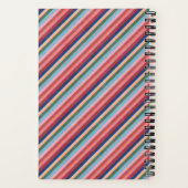 Carnet Spiral Coeur Arc-en-ciel - Rose Saumon (Verso)