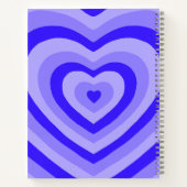 Carnet Spiral Coeur Bleu (Dos)