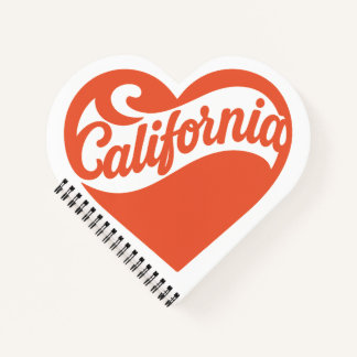 Carnet Spiral Coeur Californie
